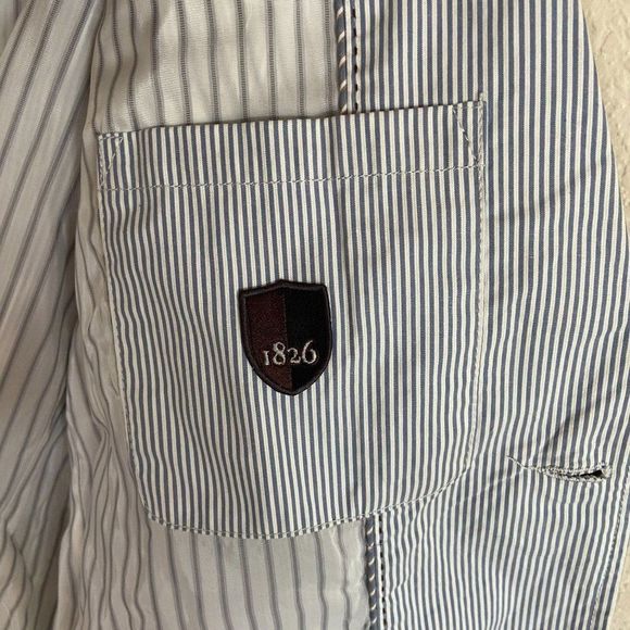 Black Brown Seersucker Striped Sport Coat Blazer Preppy Quiet Luxury Size Large - Picture 4 of 6